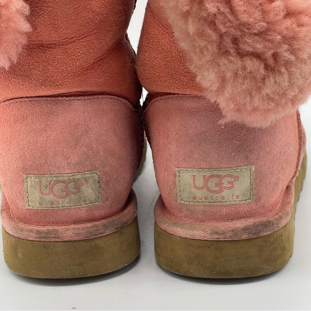 Ugg Bailey With Button Pink Booties. Size 7. In G… - image 4